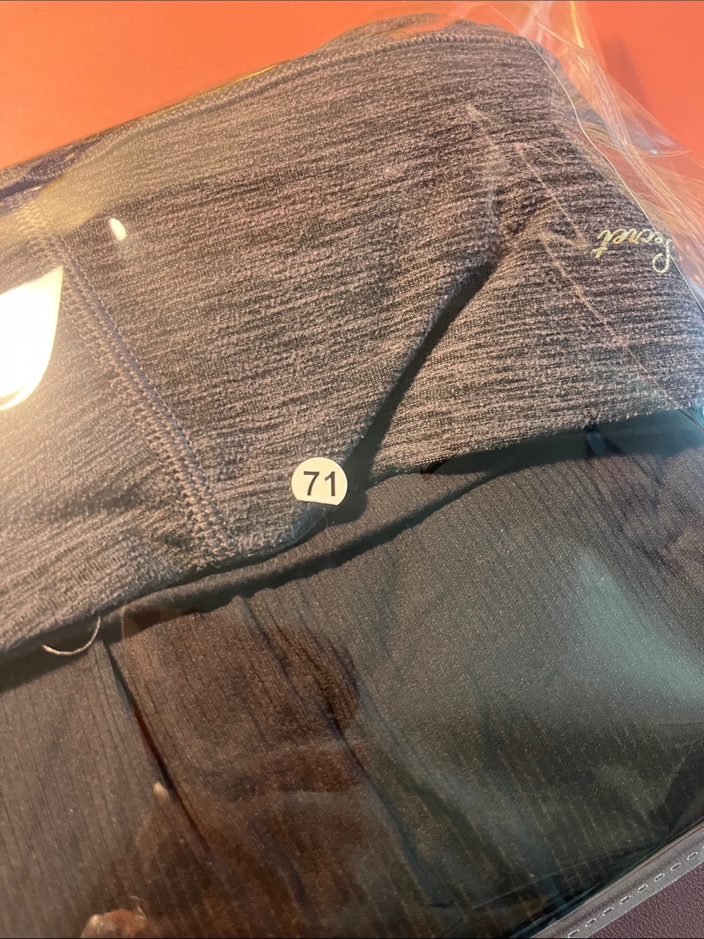 Heather Gray and Black Active Leggings Set 2 PAIRS - Picture 12 of 12
